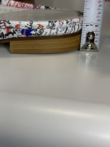 Vintage Sesto Meucci Colorful Leather Slide On Mules 7.5 N Handmade Italian - Picture 5 of 8