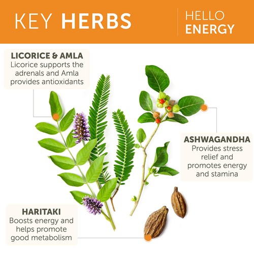Himalaya Hello Energy Herbal Supplement 60 Count Daily Energy and Wellness - Picture 4 of 8