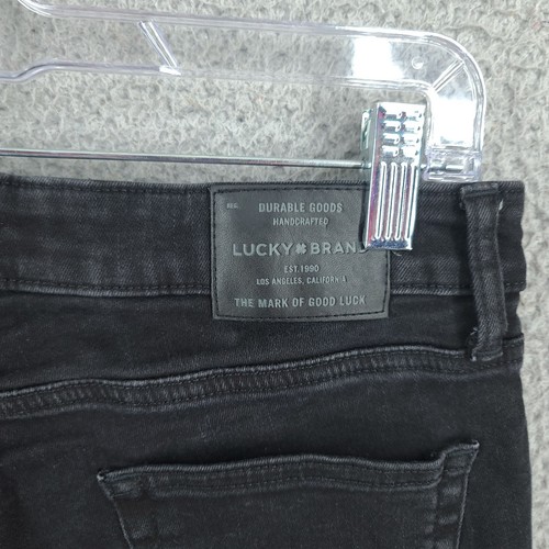 Lucky Brand Jeans Womens 8/29 Lolita Boot Cut Black Denim - Picture 8 of 12