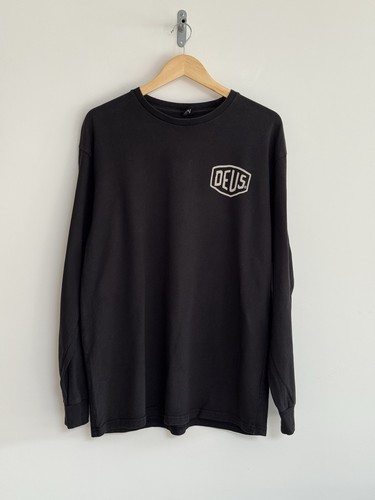 Dues Ex Machina “Seoul” Sudadera Manga Larga Camiseta Negra Grande - Imagen 2 de 11