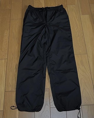 Pantalon coupe vent 2024 Uniqlo homme M noir taille et ourlet réglables occasion