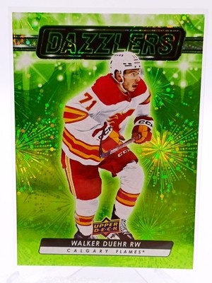 2023-24 Upper Deck Series 2 - Dazzlers Walker Duehr Green RC