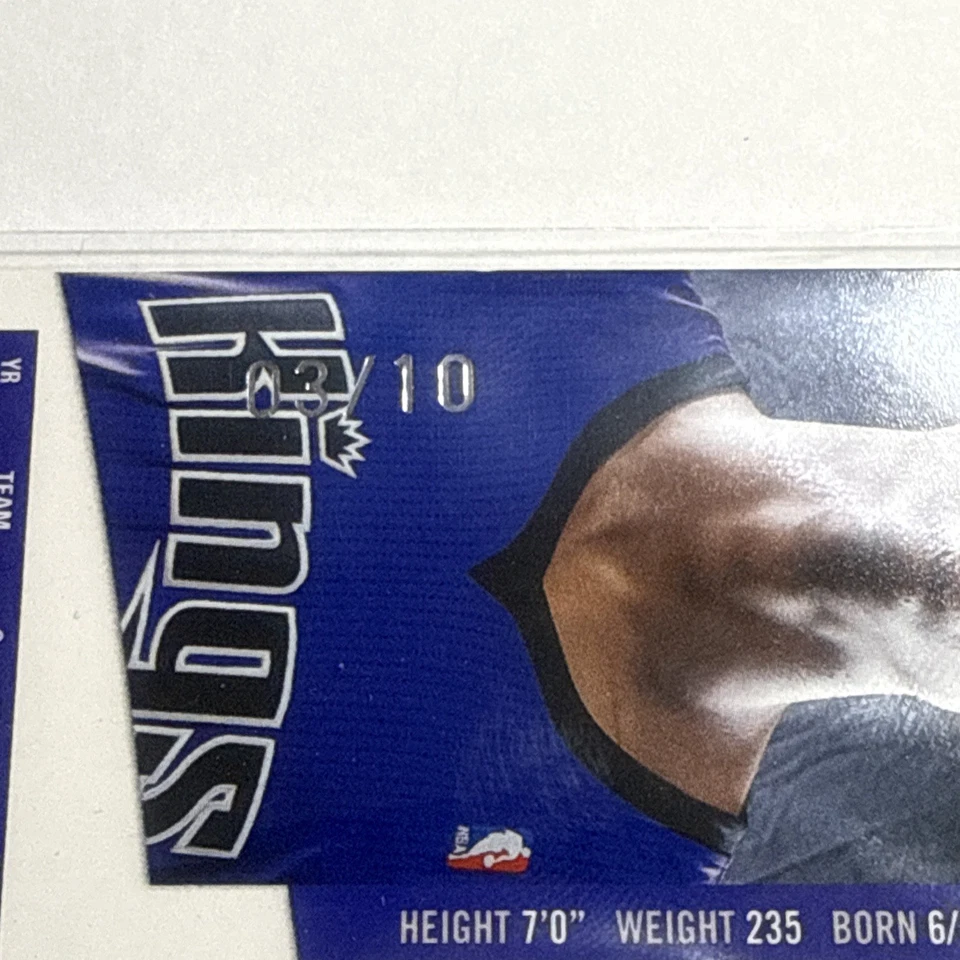 HASSAN WHITESIDE 10-11 ABSOLUTE TRIPLE PRIME PATCH L ROOKIE RC 03/10 - Image 3 of 3