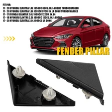 For 2017-2020 Hyundai Fender Elantra Trim Pillar Molding Driver & Side Passenger