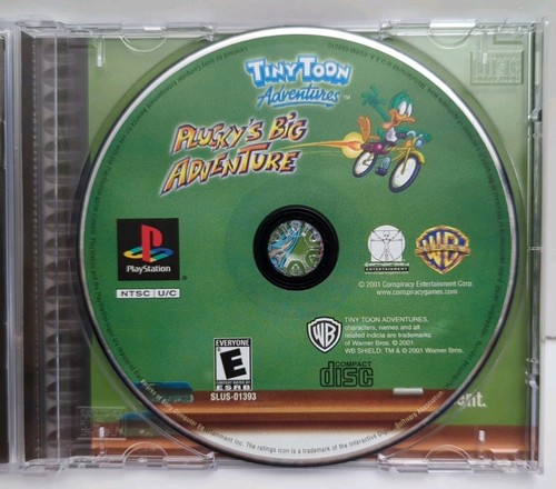 Tiny Toon Adventures: Plucky's Big Adventure (PS1, 2001) CIB, Black Label, PS - Imagen 5 de 9