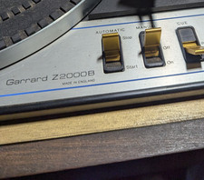 Vintage Turntable Garrard Z2000B Parts:lever,spindle,pad,shell,ball,rod and more
