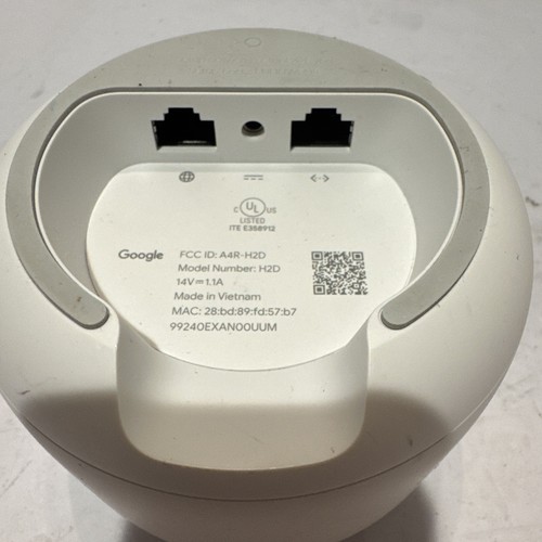 Google Nest H2D Mesh Router Nodo Wifi Point Range Extender Bianco (NO CARICATORE) - Foto 2 di 3