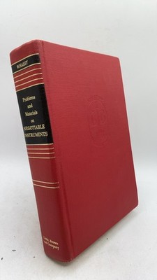 Problems and Materials on Negotiable Instruments Douglas J. Whaley Hardcover ...