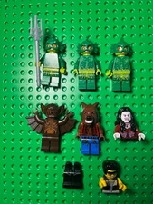 LEGO Monster Fighters – Lot of 8 total Minifigures (3 full) & Parts – Ex Cond