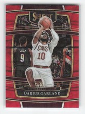 2021-22 Panini Select #13 Darius Garland Red Wave Prizms