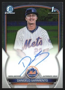 2023 Bowman Chrome Prospect Auto Dangelo Sarmiento #CPA-DSA TS8