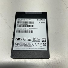 SanDisk 512GB SSD X400 SATA 2.5" OPAL Solid State Drive SD8TB8U-512G-1001 XK731