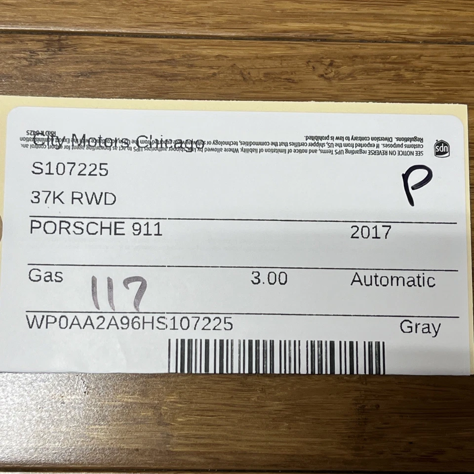 Polea del cigüeñal del motor Porsche 911 2017-2020 37 k millas 9A210214600 OEM Foto 2 de 4