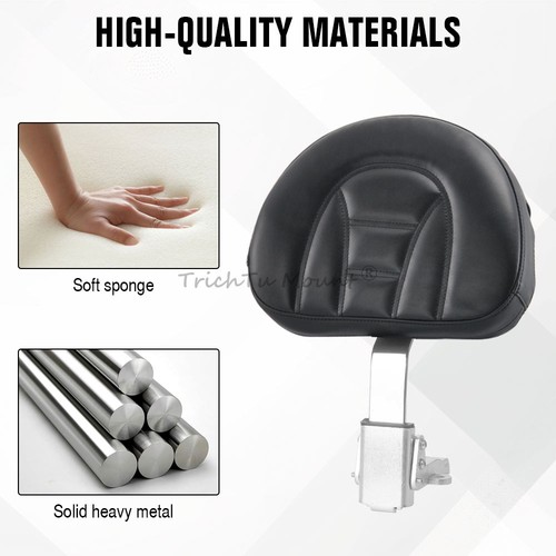 Adjustable Plug-in Driver Rider Backrest Fit for Victory Cross Country Tour 2010 - Picture 4 of 24