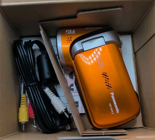 Panasonic Camcorder/Kamera Konvolut wasserdicht orange HX-WA20 - getestet & funktionsfähig! - Bild 5 von 17
