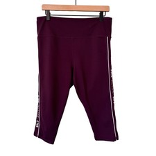Zyia Purple Cropped Athletic Leggings Size 16-18