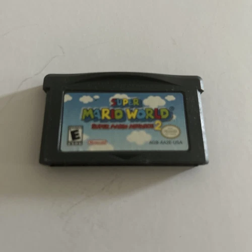 Super Mario World Super Mario Advance 2 Nintendo GBA Game Boy Advance Cartridge