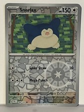 Snorlax Reverse Holo 144/191 SV08: Surging Sparks NM Pokemon Fast Ship