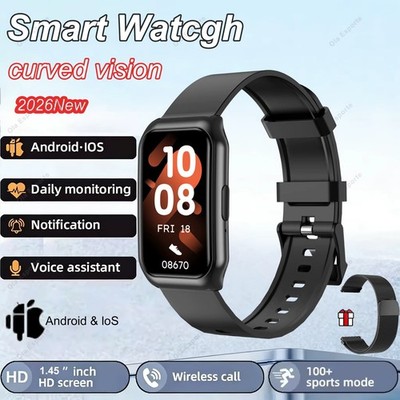 Smart Band Multifunktionaler BT Anruf Schlaf Herzfrequenzmesser Wasserdicht ML14E