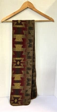 Rhonda Stark Wool Southwest Aztec Scarf Made in USA