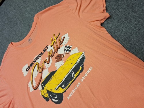 GM Official Womens Pink Chevrolet Corvette Tee XXL (20) American Original - Picture 2 of 8