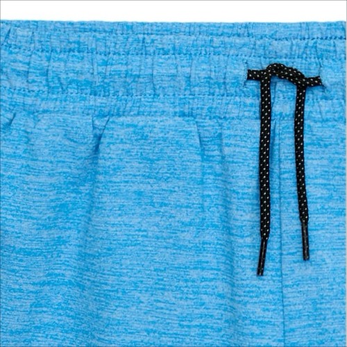 Athletic Shorts Boys M 8 Blue Knit Shorts Active Sports Quick Dry Pockets Gym PE - Picture 2 of 3