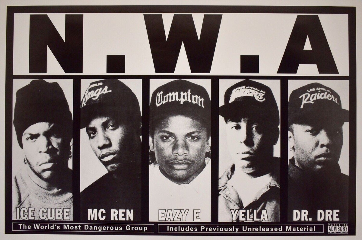 N.W.A. NWA The World's Most Dangerous Group Album Cover Poster 24