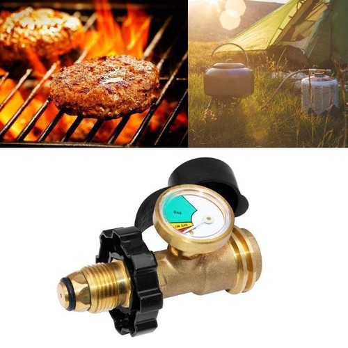Propantank Adapter Grill BBQ Nachfüllen Heizung Gasdruckregler Manometer - Bild 5 von 7