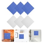  6pcs Self Adhesive Felt Bulletin Boards Tiles Wall Felt Board Decoration For