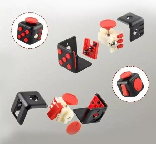 50 (FÜNFZIG STÜCK) Fidget Cube Stressabbau sensorisches Spielzeug Hand Angst ADHS Autismus - Bild 5 von 9