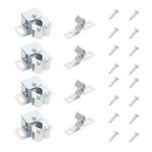 20 Sätze Schrank Türfeder Clip Schnalle Sperre Nutzkabinett Saugperlen