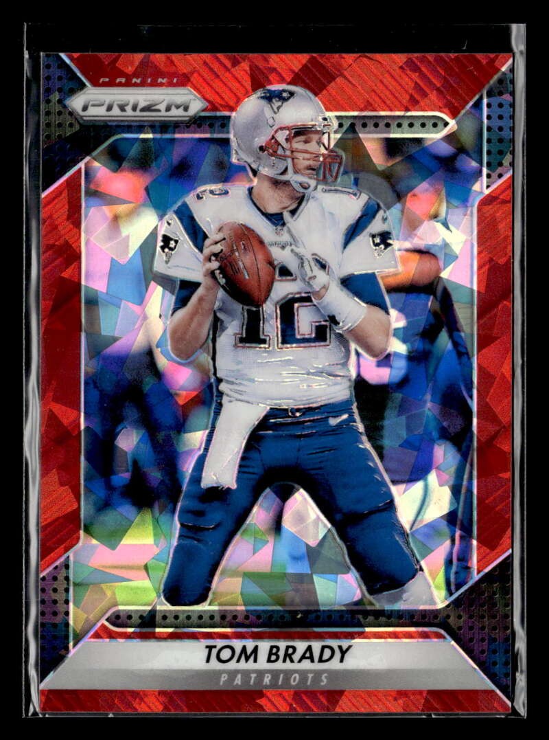 2016 Panini Prizm Tom Brady Red Crystals /75 #2 Patriots FX4755