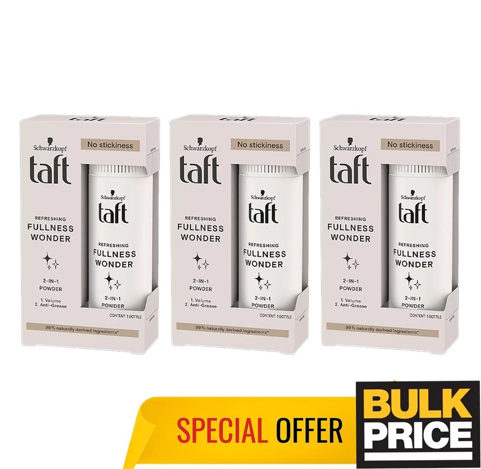 Taft Fullness Wonder Powder Instant Boost Hair Volume Styling Powder 10g 3-Pack - Image 2 of 4