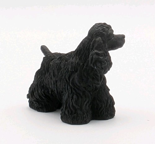 Vintage Cocker Spaniel Figur handbemalt Sammlerstück schwarz Conversation Concepts - Bild 5 von 10
