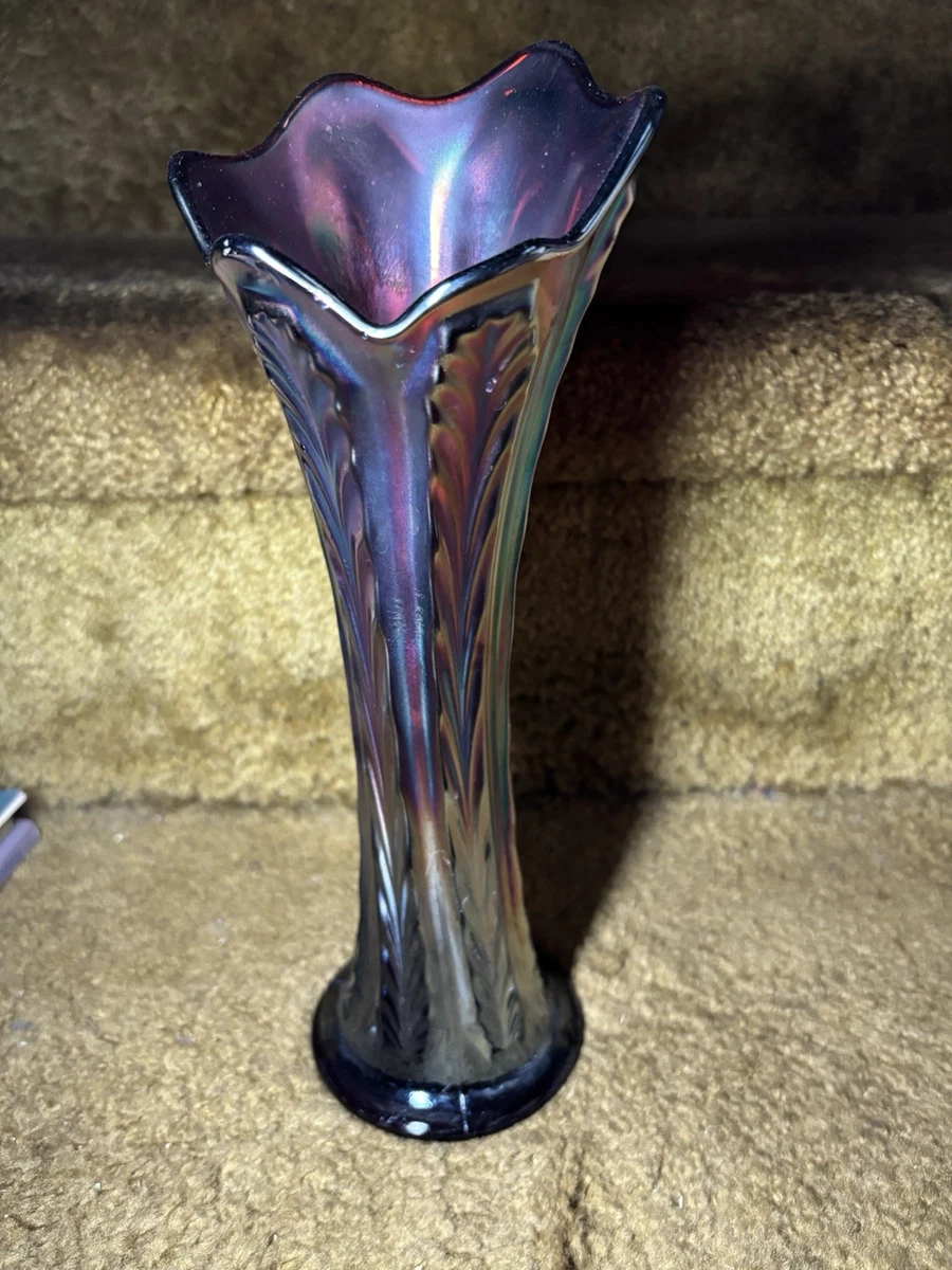 Glass Original Purple Collectible Vases for sale | eBay