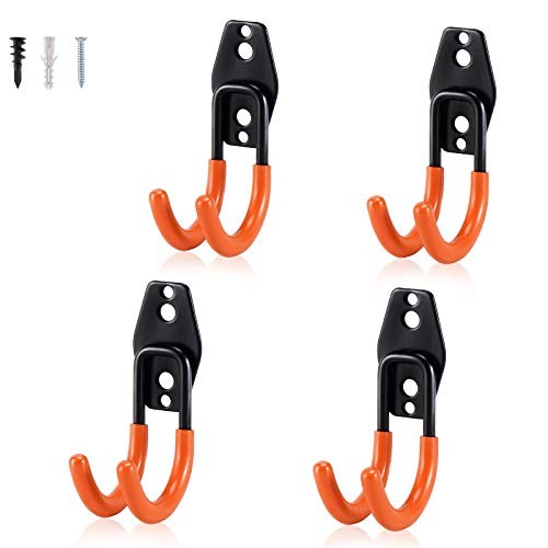 Garage Hooks Heavy Duty, Steel Garage Storage Hooks, Utility 4 X small J hooks - Picture 2 of 8