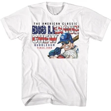 Big League Chew America Text White Brands Shirt