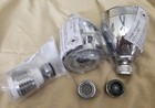 NEW - 2 Low-flow Shower Heads, 2 faucet aerators for bathroom & 1 for kitchen