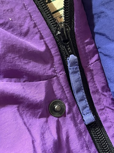 Vintage L.L Bean Windbreaker Rain Jacket Adult Small Full Zip Snap Outdoor 90s - Picture 16 of 18
