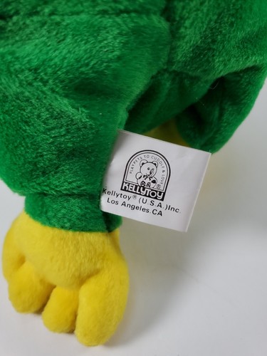 7 Zoll Kellytoy grüner Frosch Stofftier Plüschtier mit Etikett Wildtiere - Bild 5 von 10