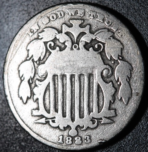 1883 SHIELD NICKEL