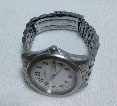 SEIKO 7N43-0AM0 Day Date White Dial Quartz Men's Watch From JAPAN - Picture 7 of 7