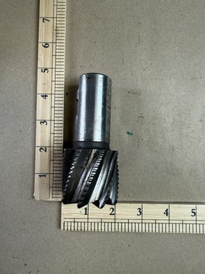 Steel Roughing End Mill 1-1/2 In 4 Flute 1 In Shank 5 In OAL Cutter Used