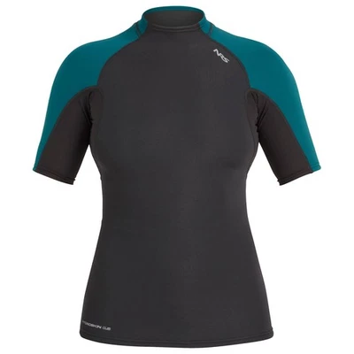 NRS T-Shirt En Néoprène Hydroskin 0.5 Manches Courtes Graphite Femme 0,5mm - Photo 1/4