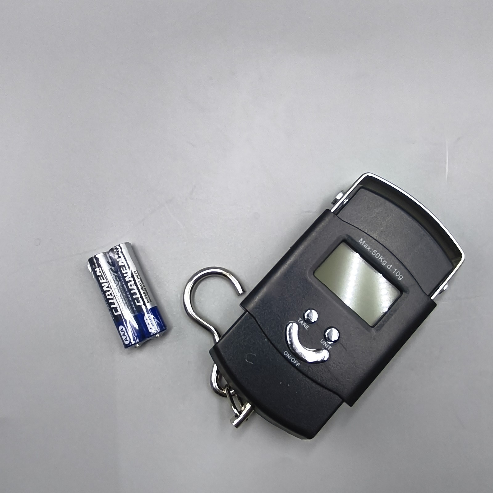 Portable Fish Scale Travel LCD Digital Hanging Luggage Electronic 110lb / 50kg