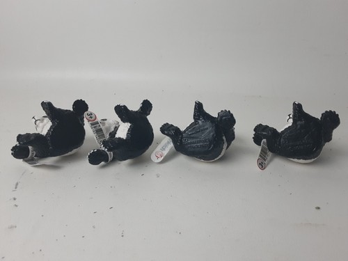 Schleich Black And White Sitting Panda Figurines (4) 1993 Retired - Picture 8 of 9