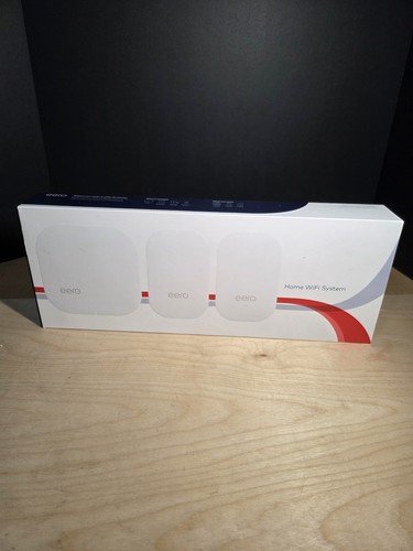 Eero 3 PC Home WiFi System B010001 Router And 2 D010001 Extenders. New Open Box - Picture 2 of 17
