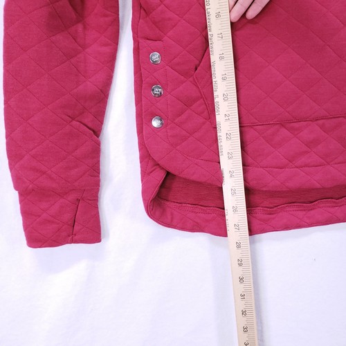 Suéter Jones New York Sport Magenta Acolchado Transpirable Agujero para el Pulgar Cuello Simulado L - Imagen 6 de 16
