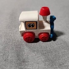 Vintage TOMY Wind-Up Train Engine 1978 Toy Made in Singapore Working Condition 