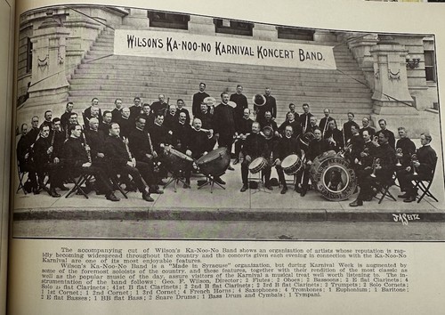 Syracuse NY Mystique Krewe Of Ka-Noo-No Karnival Souvenir Program 1909 Booklet - Picture 17 of 17